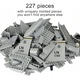 Set de constructie Klocki Mysliwiec F 15 Eagle 227 piese