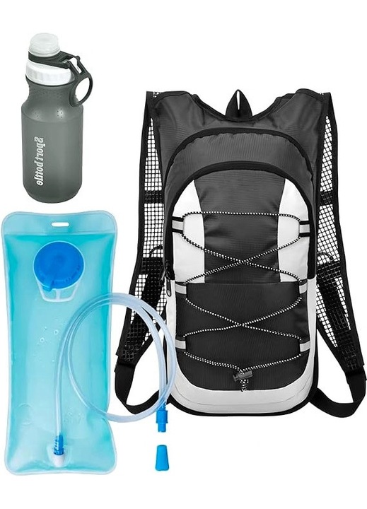 Rucsac drumetie Icego 12L cu rezervor 2L si sticla