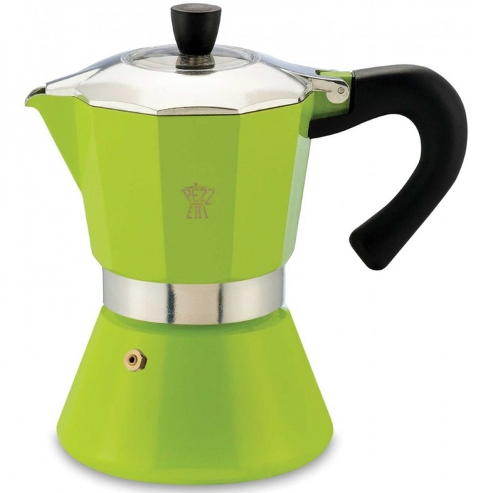 Espressor Pezzetti Bellexpress aluminiu verde 3 TZ