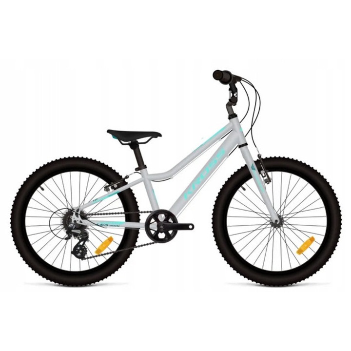 Bicicleta copii Kross Hexagon Mini 1.0 argintiu turcoaz 20x2.1