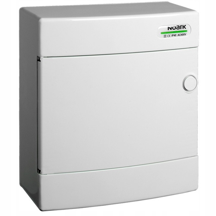 Tablou electric Noark PNS 1x8, alb, 236x215x112mm, montaj aparent