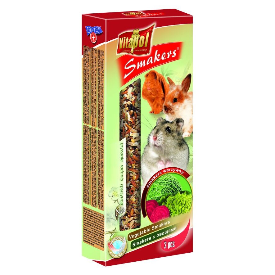 Batoane Vitapol cu legume pentru rozatoare, 90 g