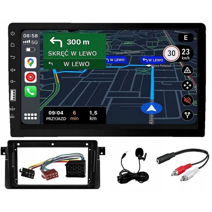 Radio auto Projack BMW E46 1998-2001 9 inch touchscreen Bluetooth USB