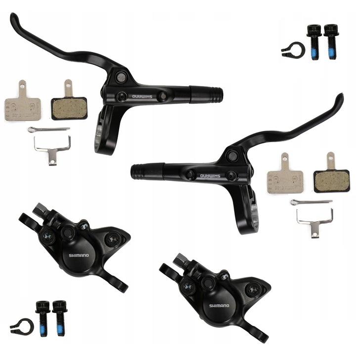 Set frane hidraulice fata+spate Shimano BR-MT200, mineral, 1000x1700mm
