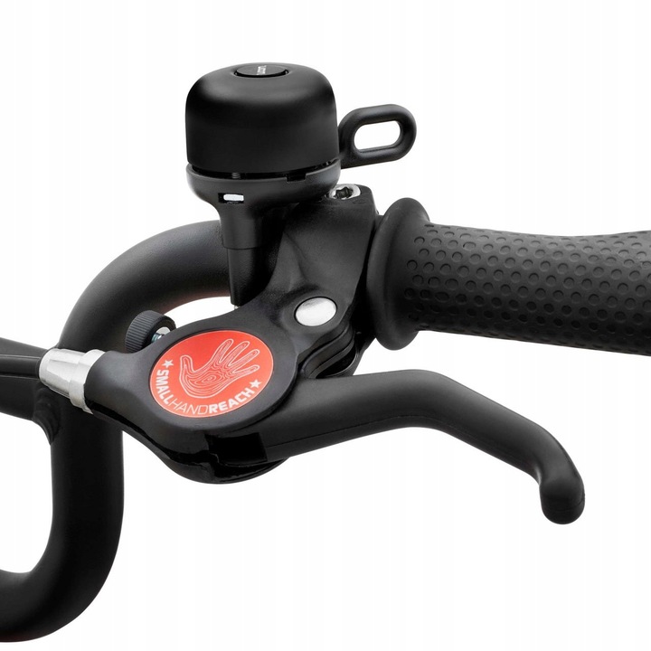 Clopotel bicicleta Woom Bing, aluminiu, negru, 19x22mm