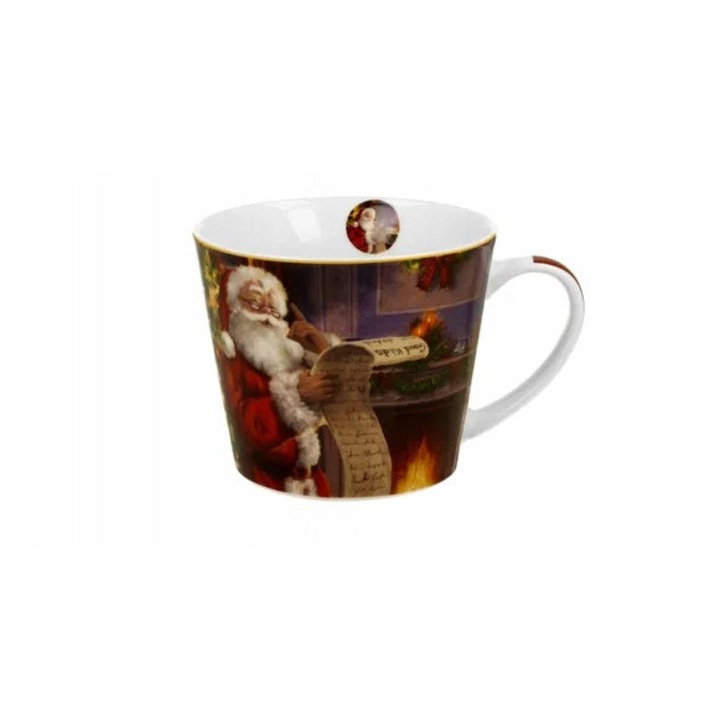 Cana Duo DUO SANTA LETTER portelan 600ml alb
