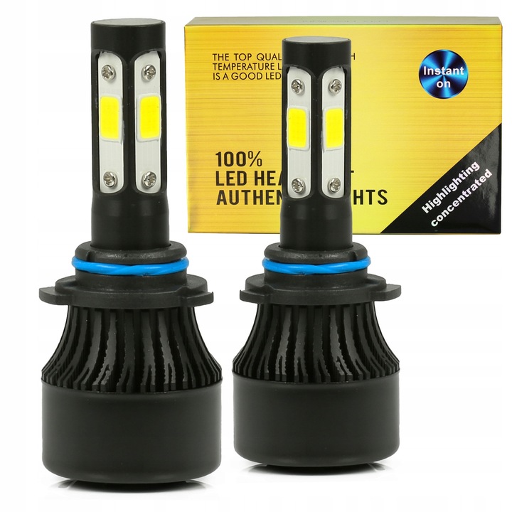 Set becuri LED HB4 Interlook S4 80W 16000lm alb rece 12V-24V