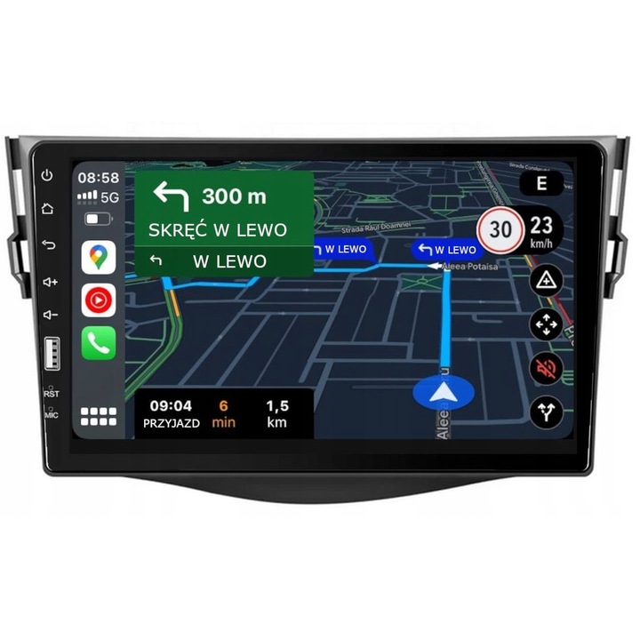 Radio auto Projack Toyota Rav4 2006-2012 touchscreen 9 inch Bluetooth multicolor