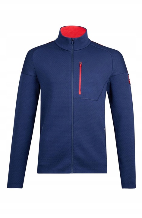 Bluza sport barbati Newland, Matterhorn, cu fermoar, bleumarin, M INTL