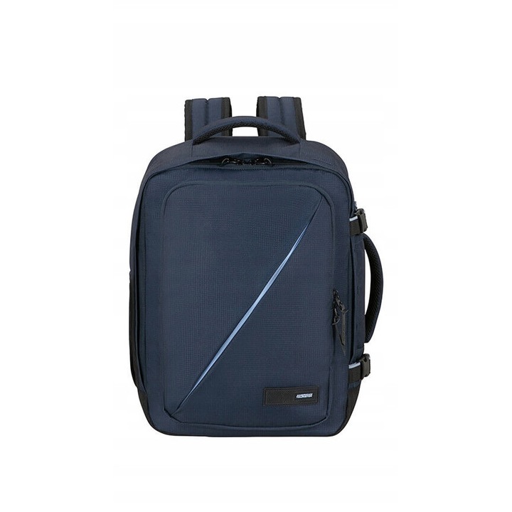 Rucsac American Tourister Take2Cabin, 26.5L, albastru inchis, 40x30x20cm