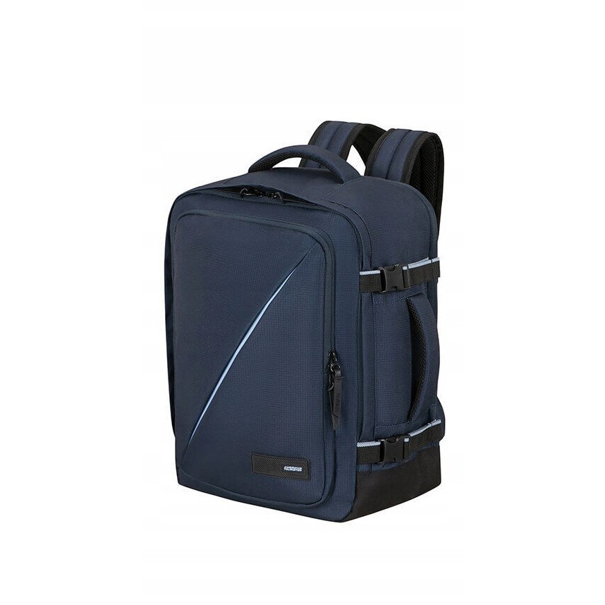 Rucsac American Tourister Take2Cabin, 26.5L, albastru inchis, 40x30x20cm