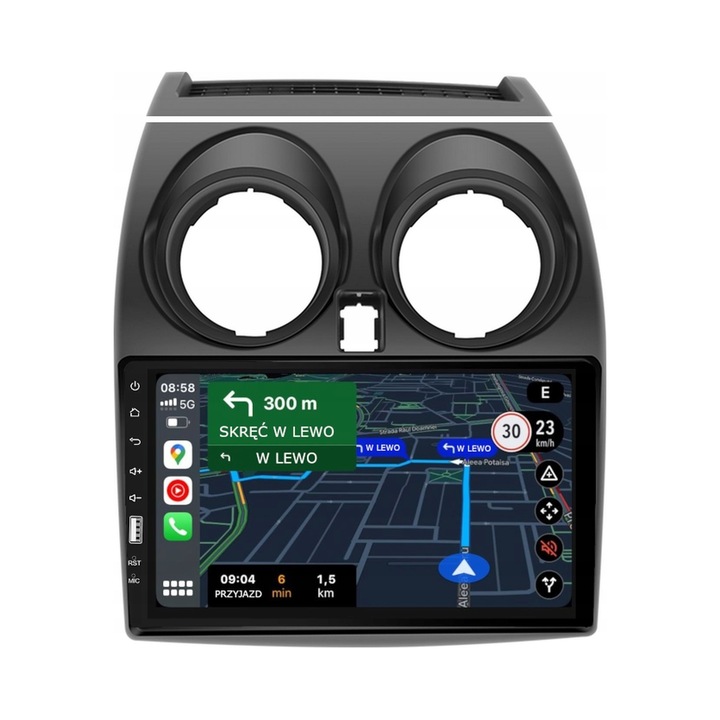 Radio auto Projack Nissan Qashqai 2006-2012 touchscreen 9 inch Bluetooth USB