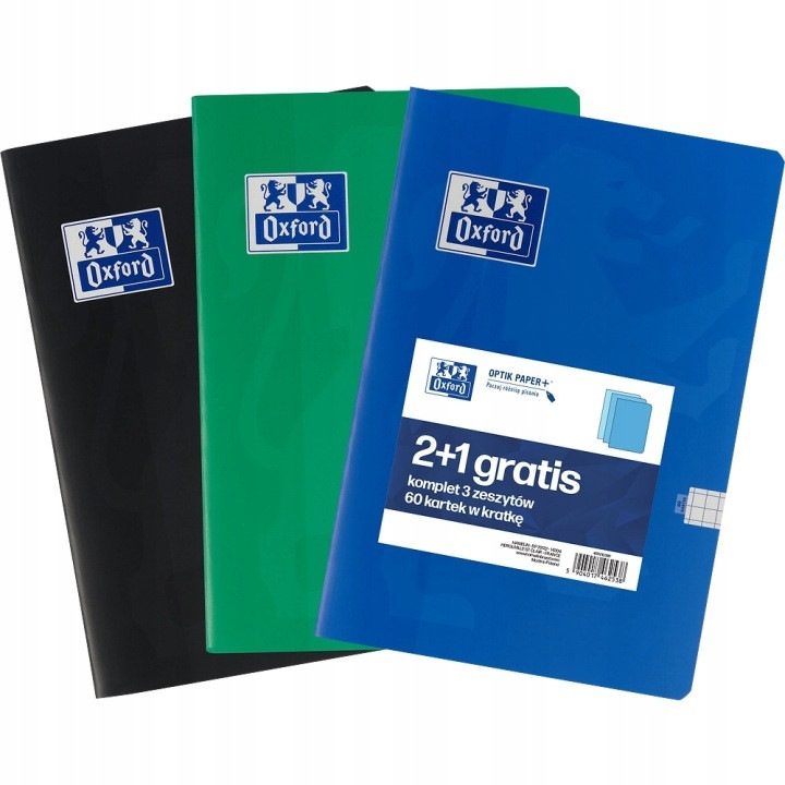 Set 4 caiete Oxford Esse A5 21x15cm 60 file multicolor
