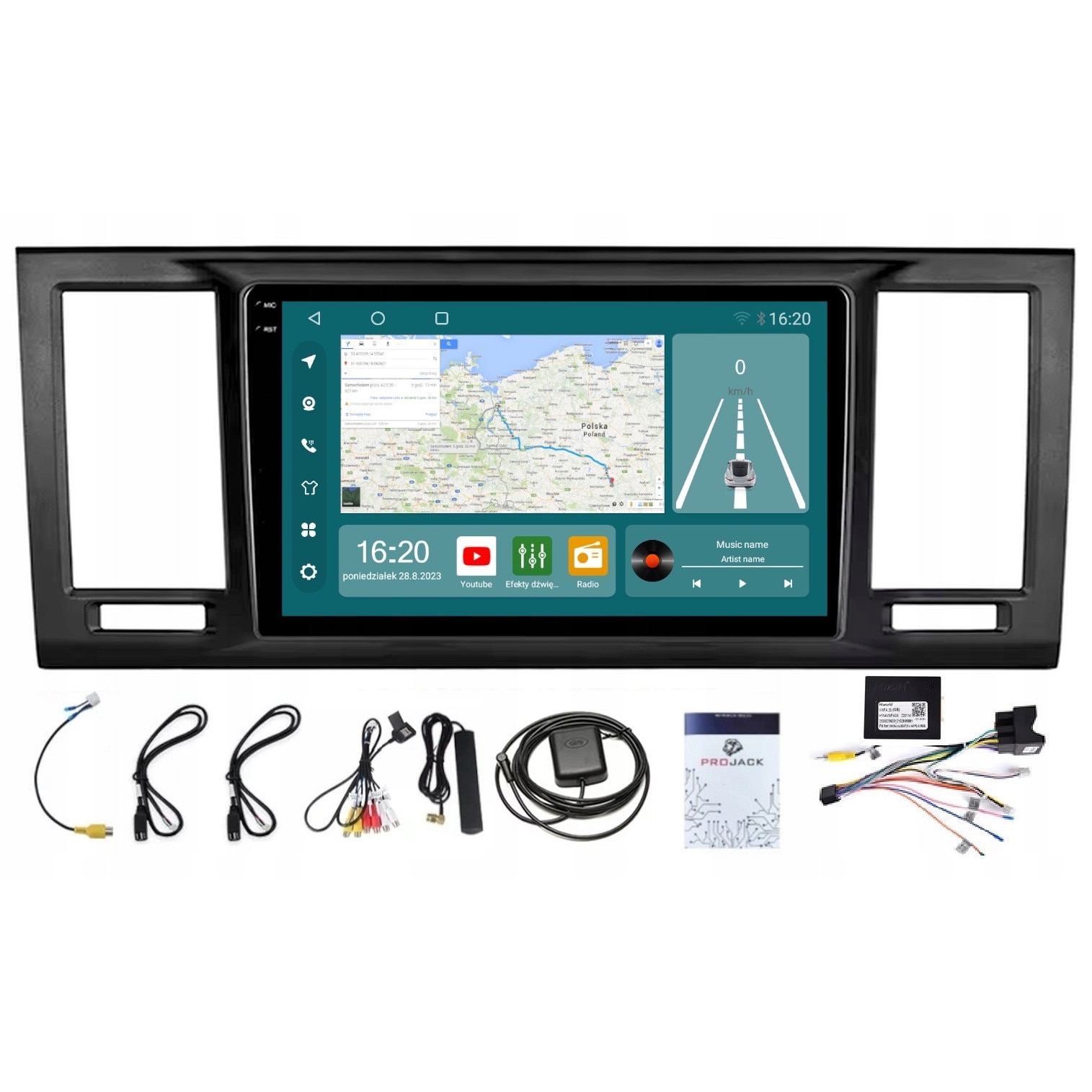 Радио навигация за кола Projack VW Multivan T6 Android 13