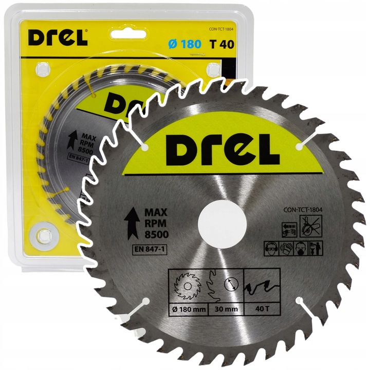 Disc taiere lemn Drel 300mm 40 dinti