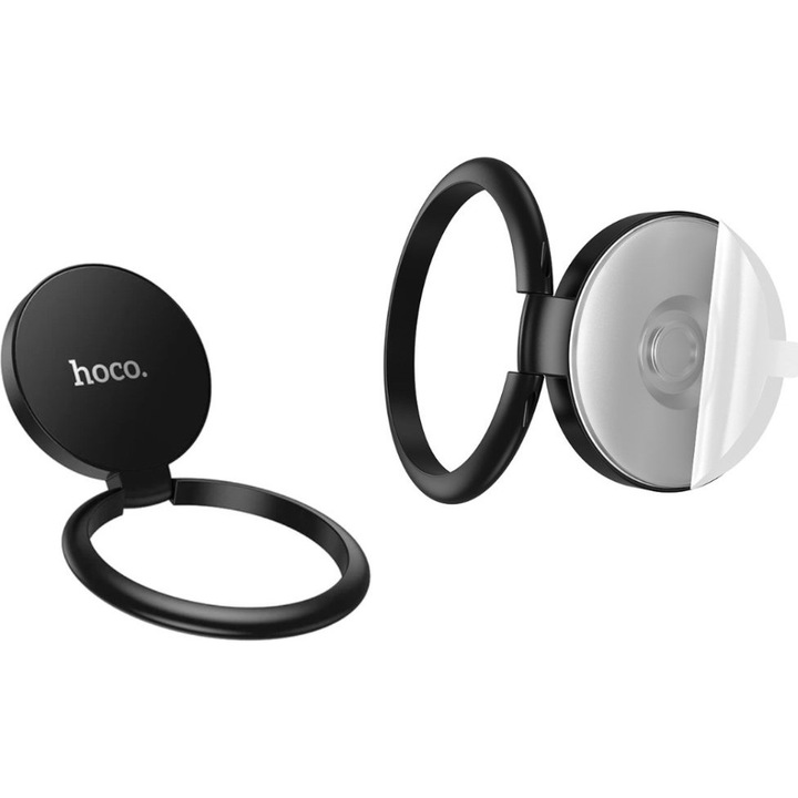 Suport telefon Hoco DCA64 metalic rotativ 360°, negru