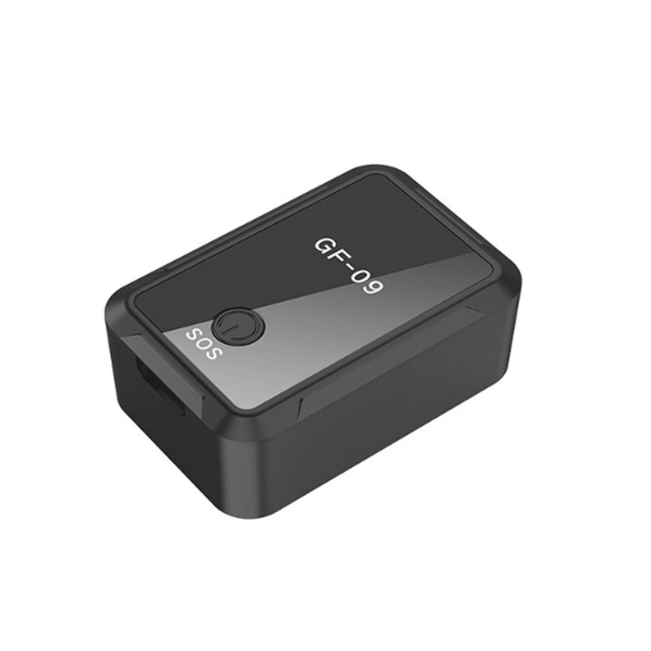 GPS тракер за кола, пластмаса, полимерна батерия, множество аларми, 100м точност