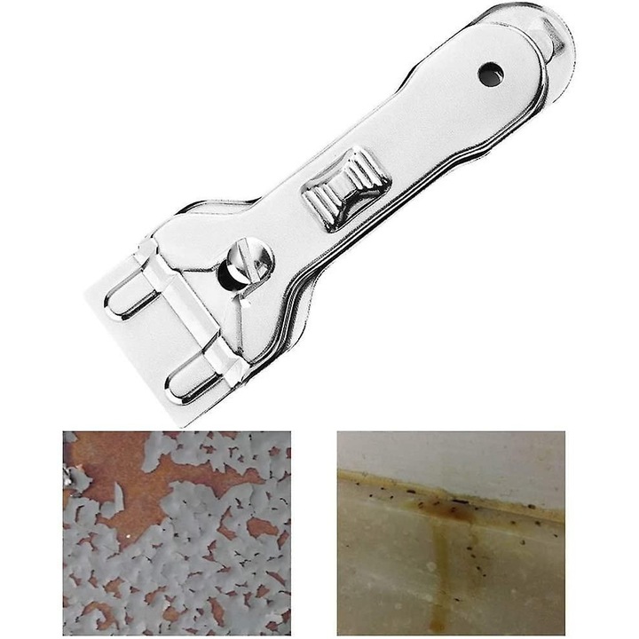 Racleta curatare plite inox 13.5x4.5cm ergonomic