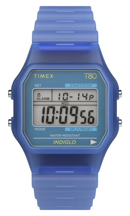 Ceas dama Timex T80 albastru 34x10mm sport