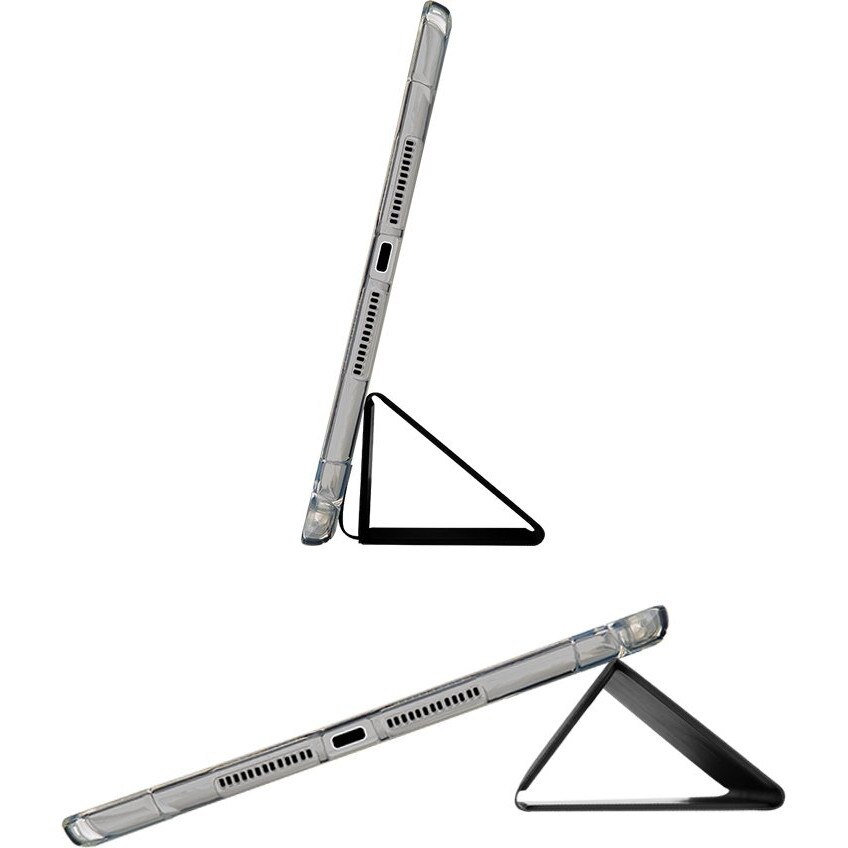 Husa tableta OBALME MistyTab gri deschis 2 pozitii slot stilou 3 culori