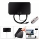 Antena TV digitala interior, 3.7m cablu coaxial, negru, 210x1200.8mm