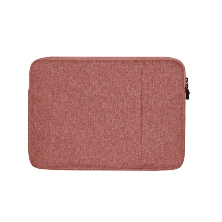 Geanta laptop albastra, material ecologic, capacitate mare, rezistenta la soc si apa, compacta