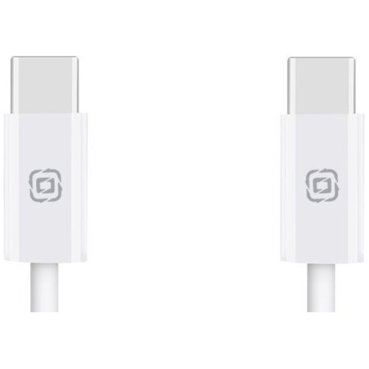 Cablu USB-C OBALME LongRun 60W flexibil alb 2m