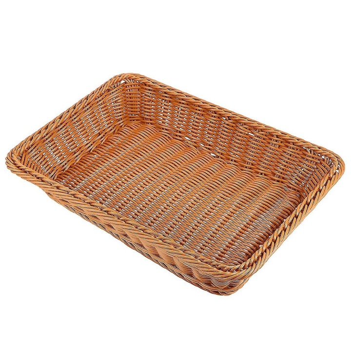 Cos plastic pentru depozitare, 35x25x7cm, kaki