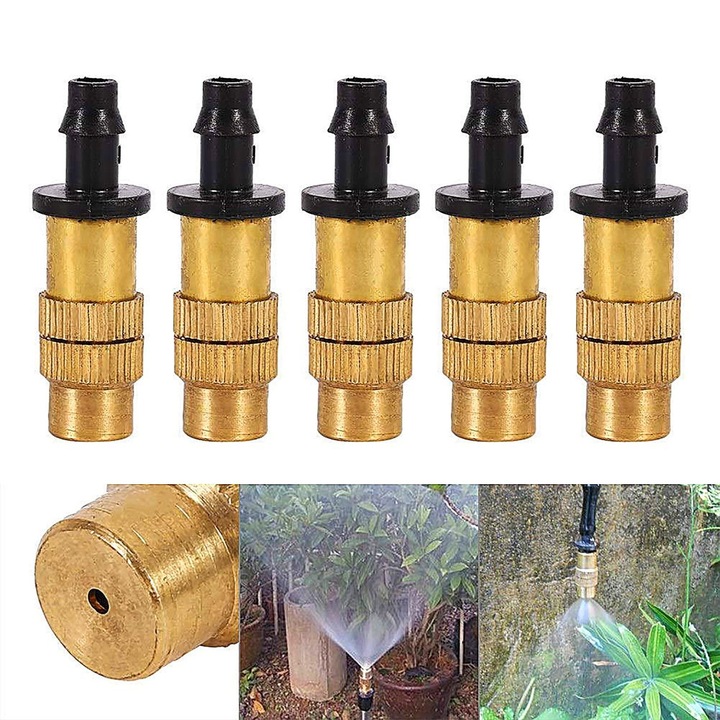 Set 5 duze pulverizare cupru multicolor 4x7mm