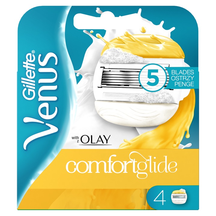 Set de 4 lame de ras de schimb Gillette Venus Comfortglide pentru femei