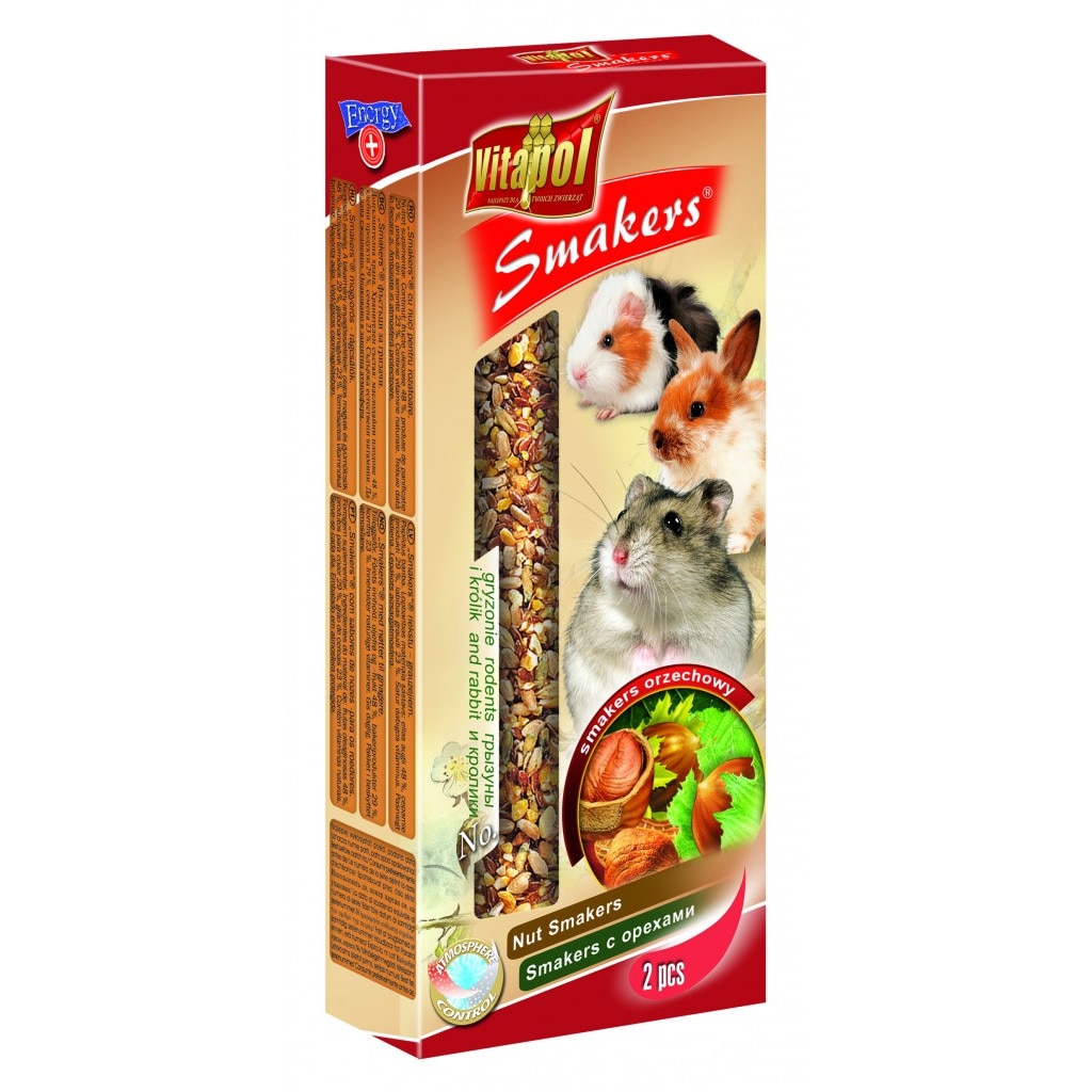 Batoane Vitapol pentru rozatoare cu nuci, 90 g