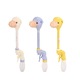 Set 3 jucarii de apa dinozaur cu gat lung, multicolor, 15x25cm