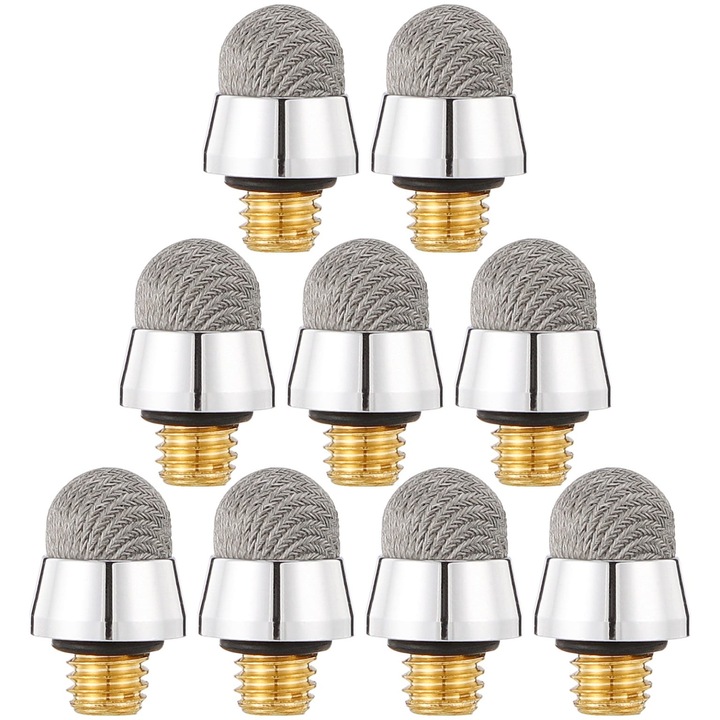 Set 10 varfuri capacitive electroplacate, argintiu, 1.42x0.89x0.89cm