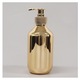 Dozator sapun 300ml, mini, auriu, 16x6.4cm