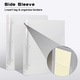 Biblioraft D-ring transparent, capacitate mare, anti-alunecare, 22x28cm