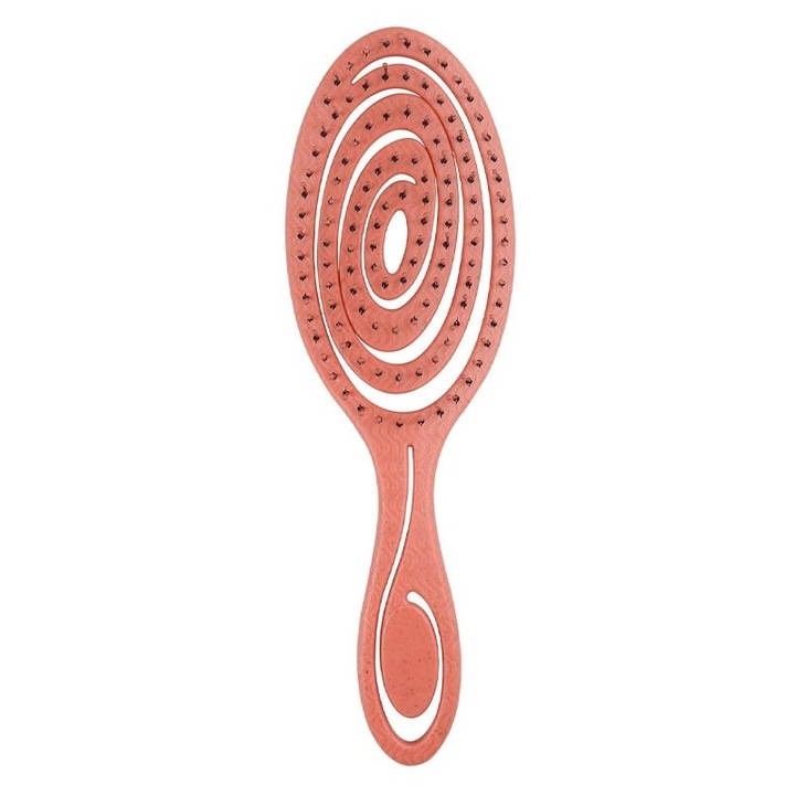 Perie de par detangling cu peri ultra moi, ergonomica, neagra, 22x6cm