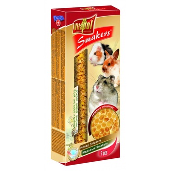 Batoane Vitapol pentru rozatoare cu miere, 90 g Batoane Vitapol pentru rozatoare cu miere, 90 g