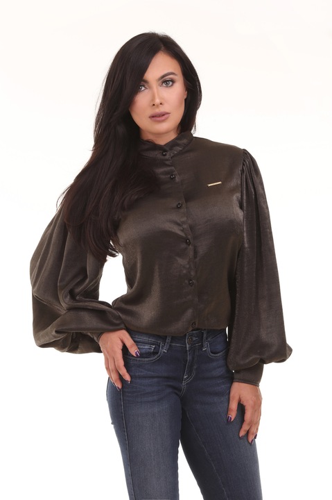 Camasa cu maneca lunga MARYETT Ofelia, Maro