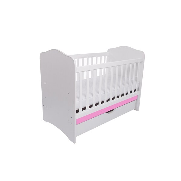 Patut eurogloria como cu sertar - alb cu roz