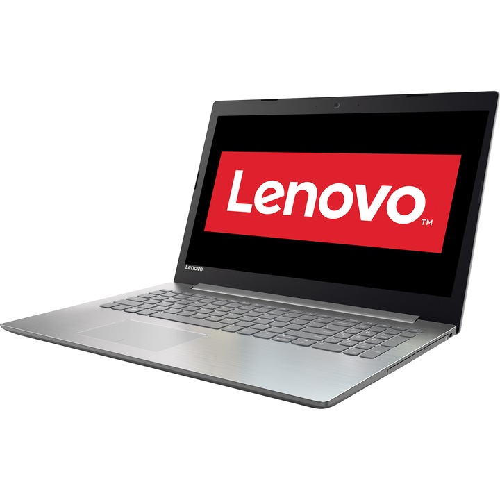 Laptop Lenovo IdeaPad 320-15IKB cu procesor Intel® Core™ i5-7200U pana la 3.10 GHz, Kaby Lake, 15.6", Full HD, 4GB, 1TB, DVD-RW, NVIDIA GeForce 940MX 2GB, Free DOS, Grey