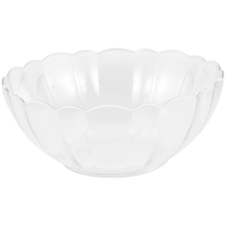 Bol salata YANYXR sticla transparenta 18.1x18.1x7.7cm