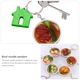 Set 6 pandantive simulare mancare, YANYXR, diverse culori, 10x4x2cm