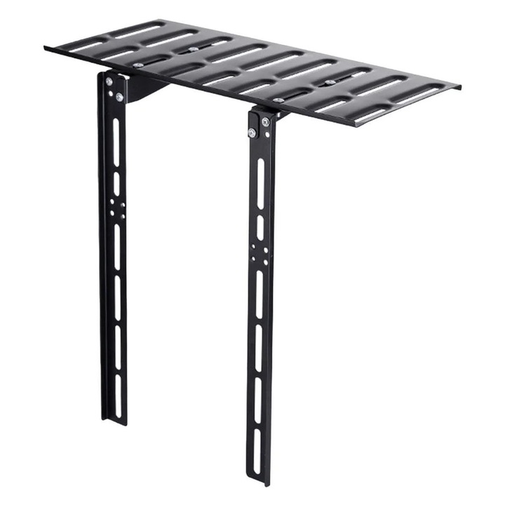 Suport TV YANYXR metalic negru 43.5x43x20cm pentru router si accesorii