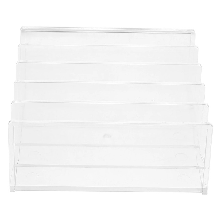 Set suporturi carti YANYXR acrilic transparent 12.8x12.5x5.4cm