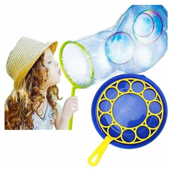 Set jucarii baloane de sapun mari, 27.5x18.5cm, 20.5x20.5cm, multicolor