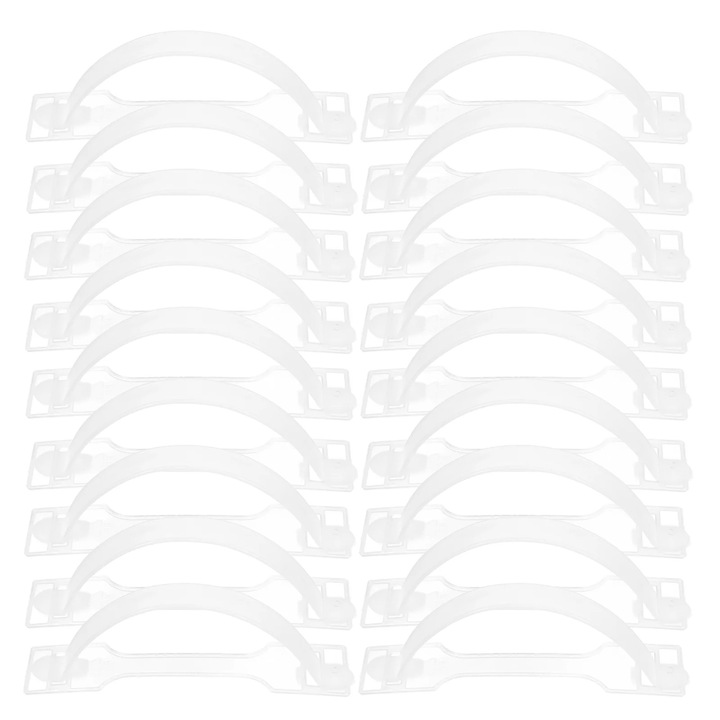 Set 100 manere carton multicolor 17.5x1.5x0.2cm si 13.5x2.6x0.2cm