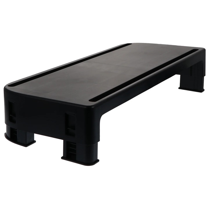Suport birou YANYXR, plastic, negru, 53.5x22x7.3cm