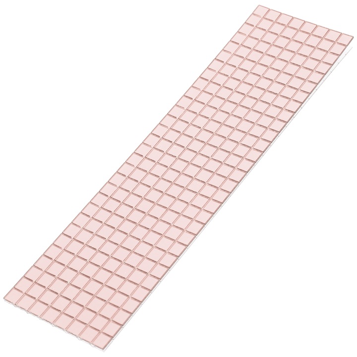 YANYXR dekoratív mozaik matricák rose gold 30x4x0.2cm 25 db-os szett