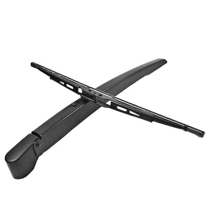 Set brat si lama stergator luneta spate pentru Chevy Traverse 2009-2017 negru