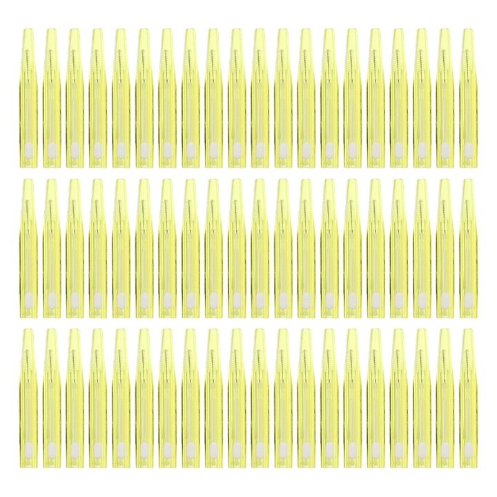 Periute interdentare YANYXR set 60 bucati galben 6x0.5cm